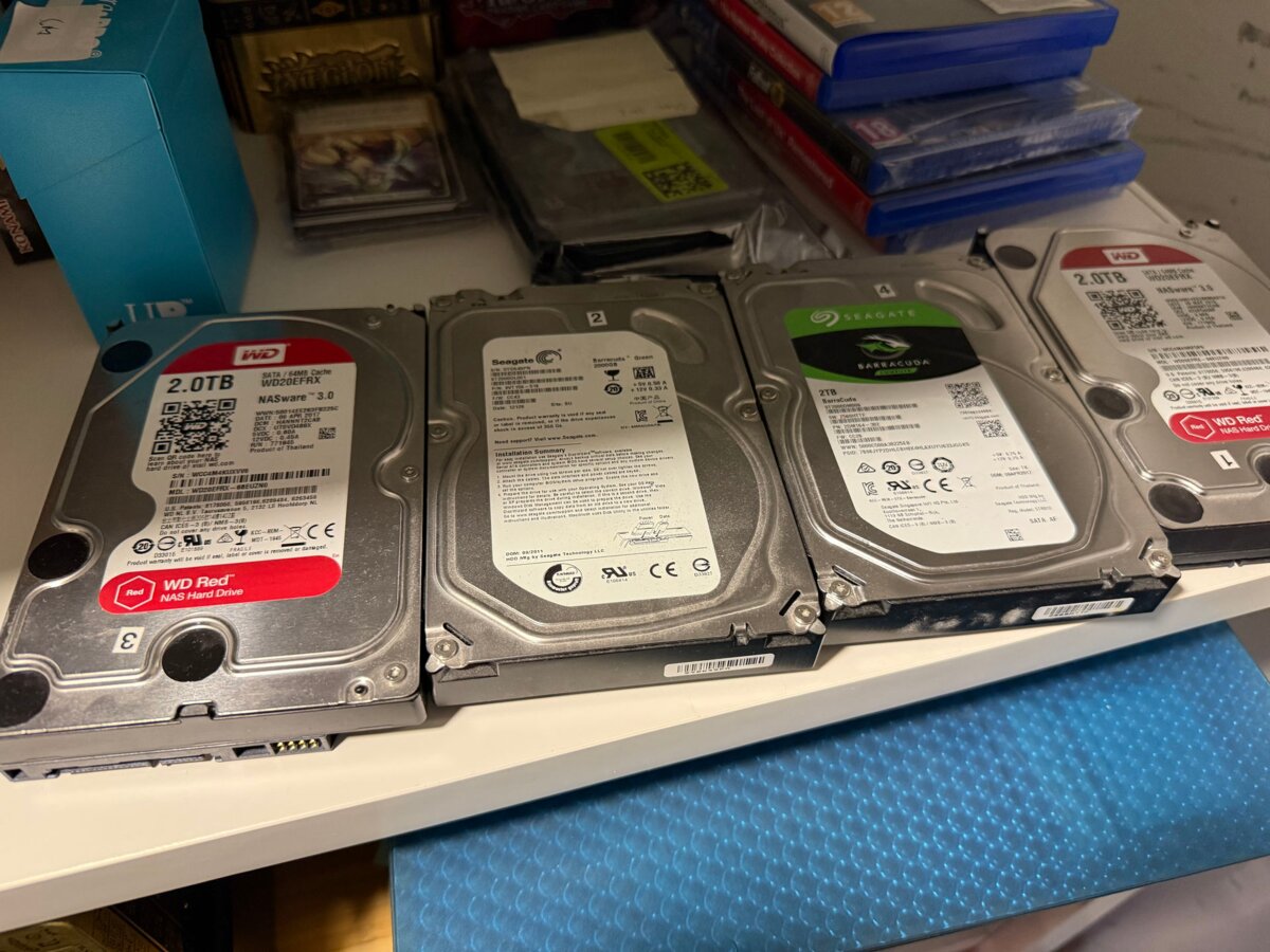 The old drives I found
